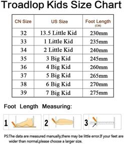 img 3 attached to 👟 Troadlop Kids Sneaker: The Top-Choice Breathable Lightweight Tennis Shoes for Boys and Girls