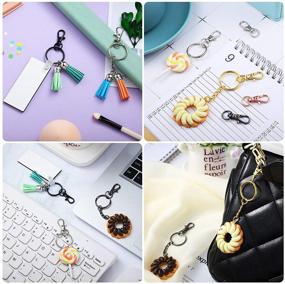 img 2 attached to ✨ Zhengmy 50-Piece Metal Swivel Clasps: Perfect for DIY Jewelry, Crafts, and Keychains