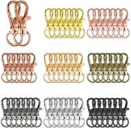 ✨ zhengmy 50-piece metal swivel clasps: perfect for diy jewelry, crafts, and keychains logo