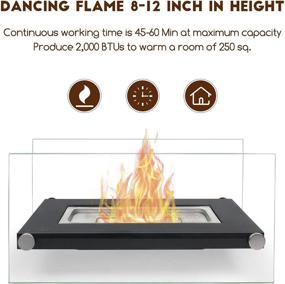 img 3 attached to 🔥 BRIAN &amp; DANY Portable Ethanol Fireplace for Indoor and Outdoor Use
