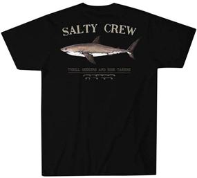 img 1 attached to 👕 Salty Crew Kids: Bruce Short Sleeve Tee (Little Kids/Big Kids) in Black - Size MD (Big Kids)