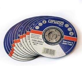 img 1 attached to 🔪 Ultra Thin Metal Cutting Discs - 10 Pack Cut Off Wheels 4.5"x.040"x7/8" for Metal & Stainless Steel - Compatible with Angle Grinders, 4-1/2" x 1/16" x 7/8" Cutting Wheels