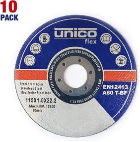 img 2 attached to 🔪 Ultra Thin Metal Cutting Discs - 10 Pack Cut Off Wheels 4.5"x.040"x7/8" for Metal & Stainless Steel - Compatible with Angle Grinders, 4-1/2" x 1/16" x 7/8" Cutting Wheels