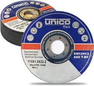 🔪 ultra thin metal cutting discs - 10 pack cut off wheels 4.5"x.040"x7/8" for metal & stainless steel - compatible with angle grinders, 4-1/2" x 1/16" x 7/8" cutting wheels логотип