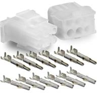 molex mlx 3 set - 6 circuit wire connector with latch lock - 14-20 awg, 2.13mm d - complete! logo