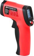 🌡️ powerbuilt 648564 temperature gun: noncontact infrared laser thermometer for accurate readings - red logo
