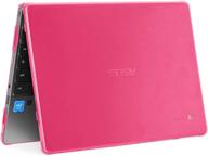 🎀 mcover hard shell case for 2019 asus chromebook flip c434ta - 14-inch 2-in-1 laptop (pink) logo