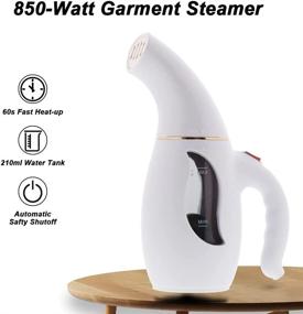 img 2 attached to 🧳 Portable Travel Steamer: Compact Handheld Garment Steamer for Clothes – Upgraded Version with 210ml Big Capacity