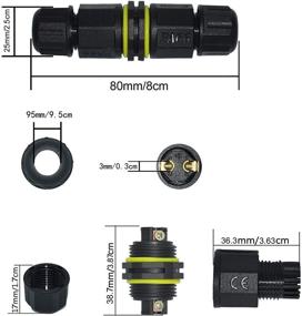 img 1 attached to Junction Connector IP68 Waterproof Cable Industrial Electrical