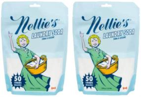 img 3 attached to Nellie's Laundry Detergent Soda, 50 Load Bag (2-Pack)