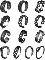 prjndjw rings adjustable women non hypoallergenic women's jewelry logo