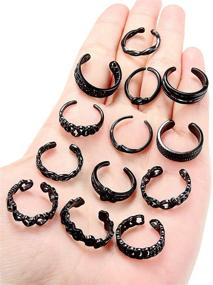 img 1 attached to Prjndjw Rings Adjustable Women Non Hypoallergenic Women's Jewelry
