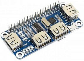 img 4 attached to 🔌 XYGStudy USB к UART На плате 4 Port USB HUB HAT для Raspberry Pi Zero/Zero W WH - Эффективное решение для подключения