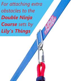 img 3 attached to Metal Buckles (8 Pack) for Use with The Double Obstacle Line by Lily's Things