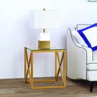 henn hart side table gold furniture and accent furniture logo