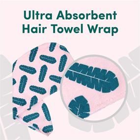 img 1 attached to 👩 Coco & Eve Hair Towel Wrap: Ultra-Absorbent Microfiber Hair Turban for All Hair Types