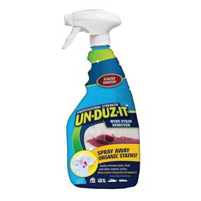 img 4 attached to Legend Brands Un-Duz-It Stain Remover Spray, 32 Fl. Oz – Red Wine and Organic Stain Cleaner for Carpets, Upholstery, and Fabrics