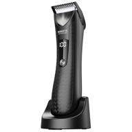 🪒 ultimate male hygiene razor - mangifts pubic hair trimmer for men, upgraded professional groin body trimmer, led display, showerproof wet/dry clippers, replaceable ceramic blade heads, charging dock logo