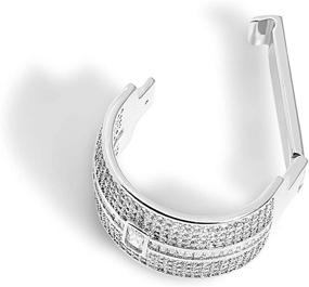img 3 attached to Clasp Necktie Holder Accessories Silver
