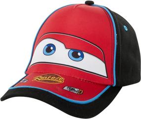 img 4 attached to 🧢 Детские аксессуары Disney Lightning McQueen - бейсболки для мальчиков