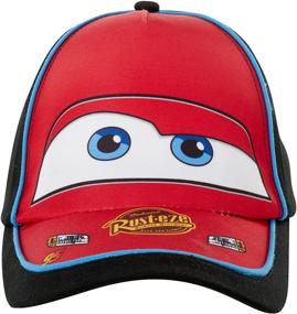 img 3 attached to 🧢 Детские аксессуары Disney Lightning McQueen - бейсболки для мальчиков