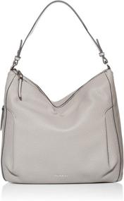 img 4 attached to Слегка мешковатая сумка Fiorelli Zip Slouchy Hobo черного цвета для женщин + кошельки для сумок Hobo