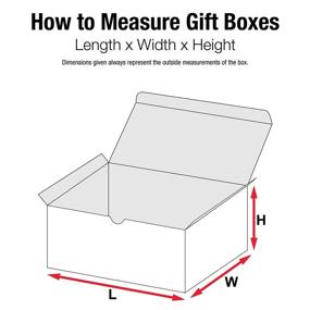 img 3 attached to Aviditi Gift Boxes: 5x5x3 White (Pack of 100) - Easy Assemble Boxes for Holidays, Birthdays, and Special Occasions