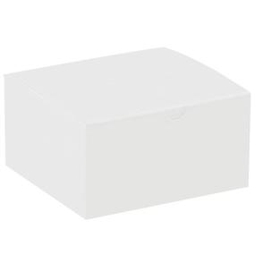 img 4 attached to Aviditi Gift Boxes: 5x5x3 White (Pack of 100) - Easy Assemble Boxes for Holidays, Birthdays, and Special Occasions