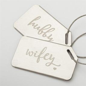 img 2 attached to Mr. and Mrs. Luggage Tags by Markha