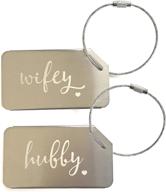 mr. and mrs. luggage tags by markha логотип