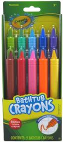 img 4 attached to 🛁 Карандаши для ванны Crayola, различные цвета - набор из 9 штук