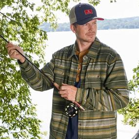 img 1 attached to 🔥 Stay Warm and Stylish with Legendary Whitetails Men's Archer Thermal Lined Shirt Jacket