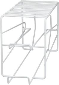 img 2 attached to 🥫 Organize and Store Soda Cans and Canned Foods with the Home Basics Beverage Dispenser Rack – White Finish