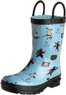 👞 детские ботинки hatley wild pirates с дождевой обувью для мальчиков логотип