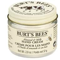 burt's bees almond & milk hand cream: all-natural 2 oz moisturizer logo