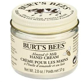 img 4 attached to Burt's Bees Almond & Milk Hand Cream: All-Natural 2 Oz Moisturizer