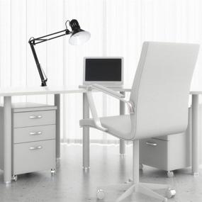 img 2 attached to 💡 Globe Electric 56963: The Ultimate Metal Clamp-Swing Arm Multifunctional Desk Lamp, 31.5", Black