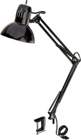 img 4 attached to 💡 Globe Electric 56963: The Ultimate Metal Clamp-Swing Arm Multifunctional Desk Lamp, 31.5", Black
