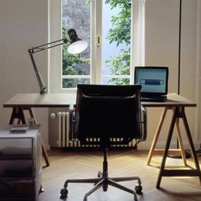 img 3 attached to 💡 Globe Electric 56963: The Ultimate Metal Clamp-Swing Arm Multifunctional Desk Lamp, 31.5", Black