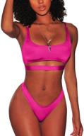 👙 fafofa cutout underboob cropped swimsuit for women - trendy swimsuits & cover ups logo