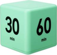 🕓 sureio 1 piece cube timer: an effective all-in-one gravity sensor flip timer for kids' study, workouts, games, and more - 15 20 30 60 minutes (green) logo