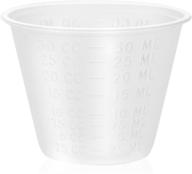 dealmed brand disposable, graduated, plastic medicine cups with liquid measuring, 1 oz, 200 count - convenient and accurate medication dispensing solution logo