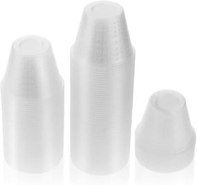 img 2 attached to Dealmed Brand Disposable, Graduated, Plastic Medicine Cups with Liquid Measuring, 1 oz, 200 count - Convenient and Accurate Medication Dispensing Solution