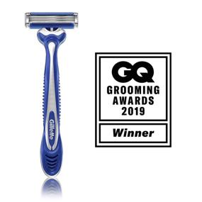 img 3 attached to Men's Gillette Sensor3 Comfort Disposable Razors, 8 Count - Lubrastrip Enhances Smooth Gliding on Skin