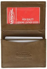 img 1 attached to Premium Expandable Credit Business Men's Accessories: Genuine Leather that Exudes Sophistication