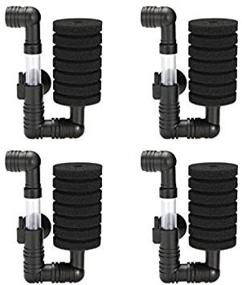 img 3 attached to ⚙️ XINYOU XY-2830 Black Aquarium Bio-Sponge Filter (4-Pack) - Enhanced SEO