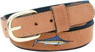 zep pro leather embroidered marlin 36 inch logo