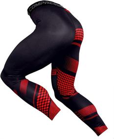 img 2 attached to 🏃 NATURET Compression Pants: Enhance Performance with Cool and Dry Baselayer Leggings for Men's Running, Yoga, Gym Workout, and Athletic Activities