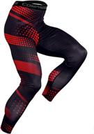 🏃 naturet compression pants: enhance performance with cool and dry baselayer leggings for men's running, yoga, gym workout, and athletic activities logo