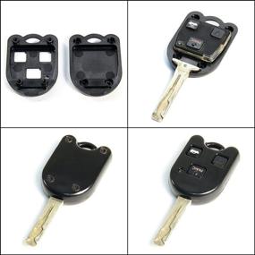 img 4 attached to 🔑 Лучшая замена чехла ключа для Lexus от STAUBER - HYQ1512V, HYQ12BBT - Простая установка DIY с использованием вашего оригинального ключа и чипа! - Стильный черный дизайн